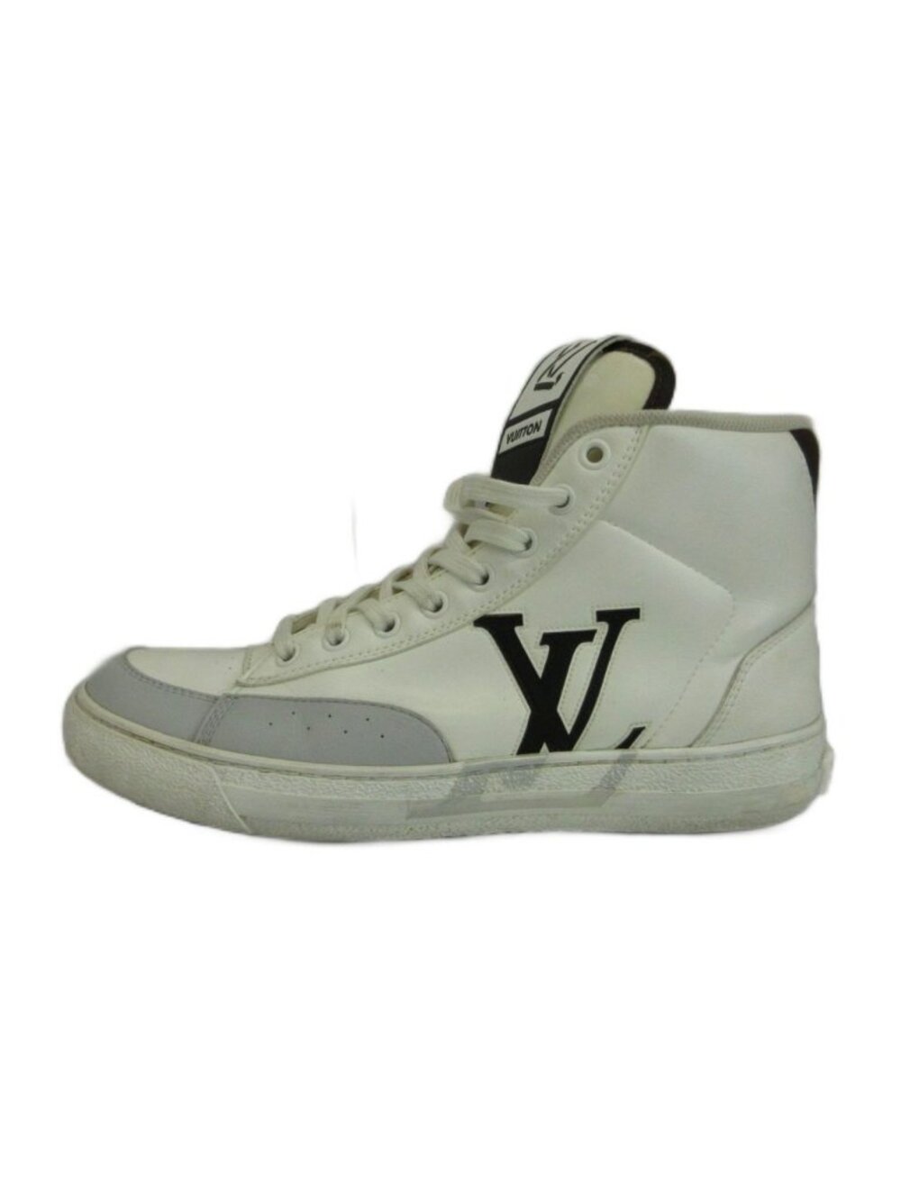 Louis Vuitton Charlie Line Sneakers Leather High Cut Monogram LV Logo